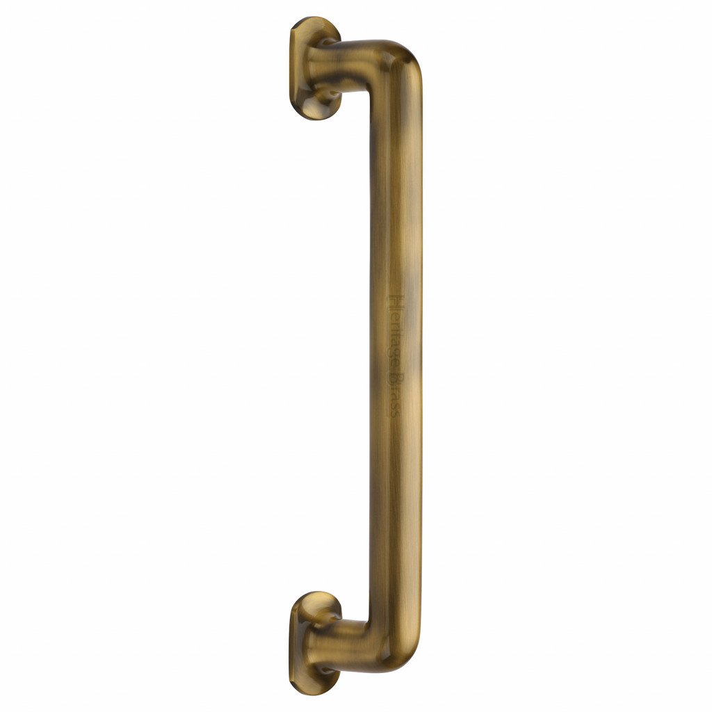 M Marcus Heritage Brass Traditional Design Bolt Through Fixing Pull Handle 330mm length